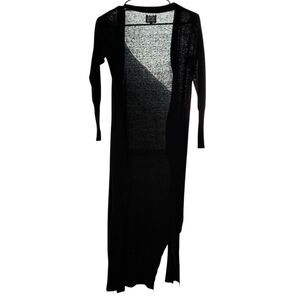 |EUC| WE ARE SUNDAYS Linen Blend Long Sleeve Full Length Lightweight Cardigan
